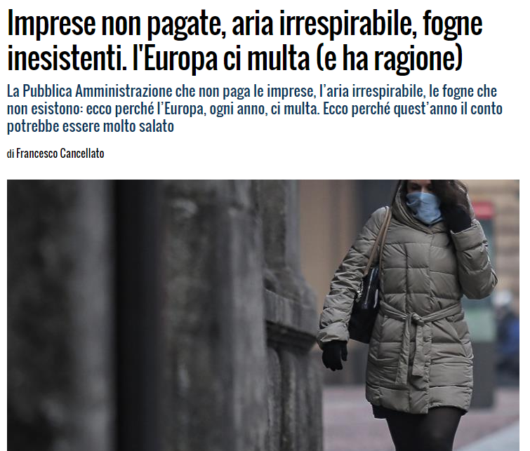 imprese non pagate in italia