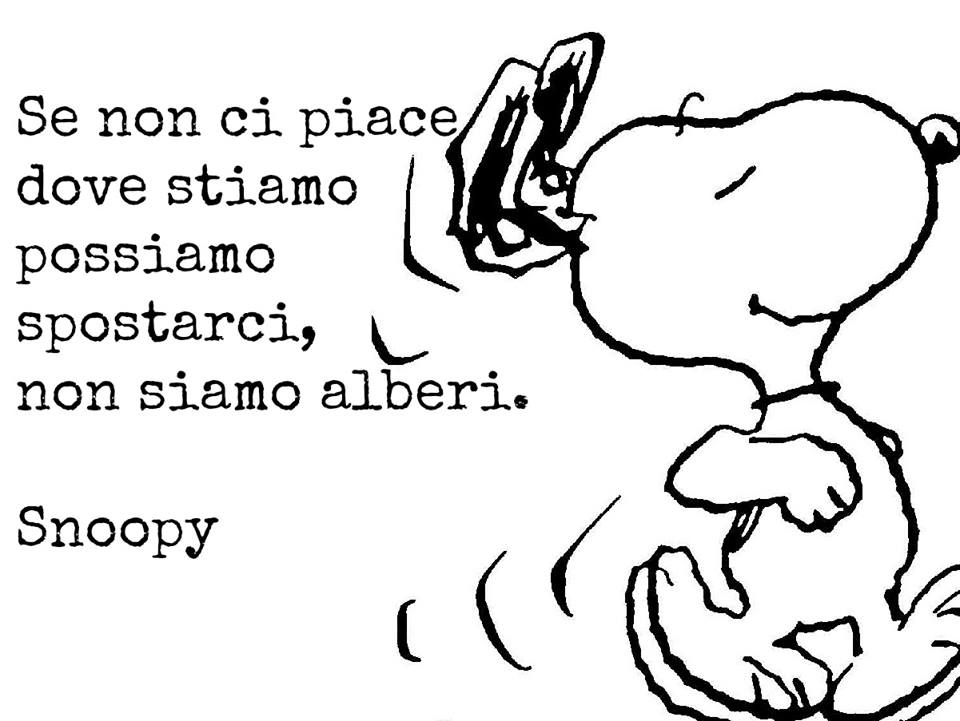 snoopy non siamo alberi